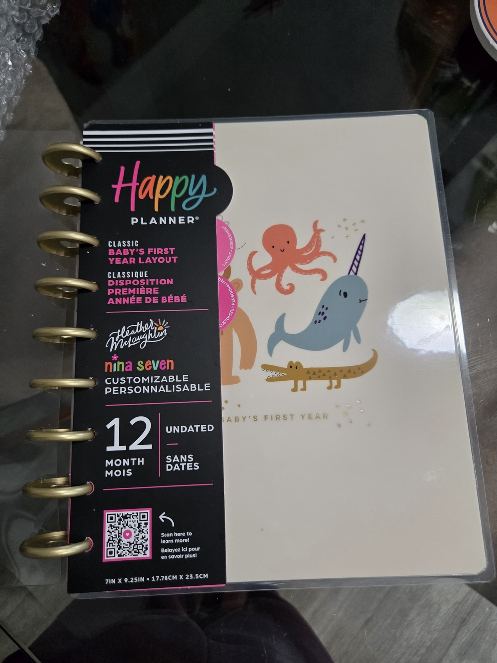 Happy Planner Undated Hello Little One Baby Planner - Classic Baby's First Year